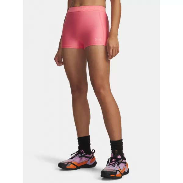  Női rövidnadrág UNDER ARMOUR HEATGEAR SHORTY 6010725-600 RÓZSASZÍN 