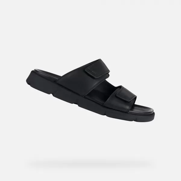  Férfi papucs GEOX XAND 2S G002593 FEKETE 