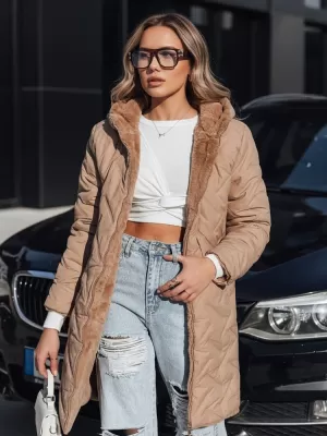 Női kabát DSTREET TY5438 BÉZS