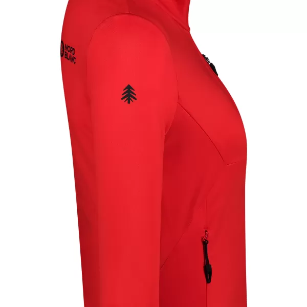  Női powerfleece pulóver NORDBLANC SEDGE NBWFL8291 PIROS 