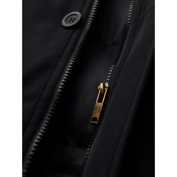  Férfi parka OMBRE OM-JAPJ-0287 FEKETE 