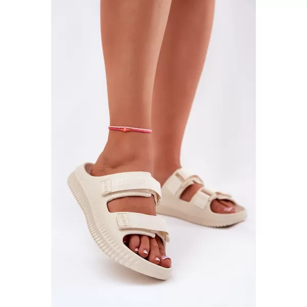  Női papucsok BIG STAR RR274A529 BEIGE Big Star cipők 