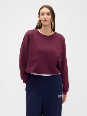 Női pulóver GAP LOGO SWEATSHIRT 799277-00 TOSZKÁN VÖRÖS