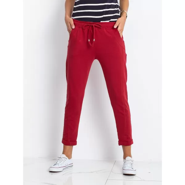  Női melegítőnadrág BASIC FEEL GOOD RV-DR-3589.06X BURGUNDIA 
