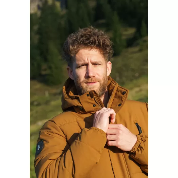  Férfi téli kabát NORDBLANC FYRN NBWJM8257 PUŠTÍK BARNA 