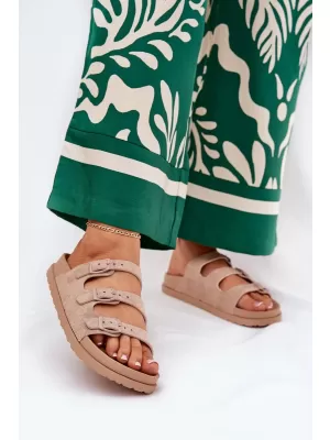 Női papucs BOTO ULIRI 36079 KHAKI