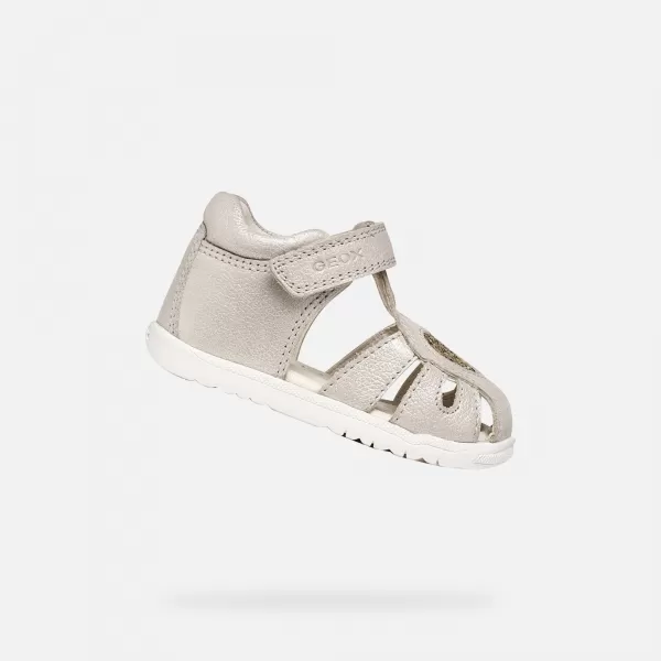  Lányok az első lépések GEOX SANDAL MACCHIA B654WA0MAEWC0262 SZÜRKE 