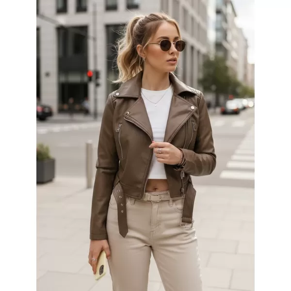  Női kabát DSTREET TY5536 BARNA 