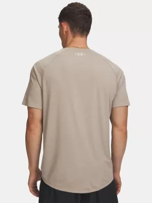 Férfi póló UNDER ARMOUR UA TECH TEXTURED SS 1382796-203 BARNA