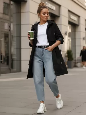 Női kabát DSTREET TY5554 FEKETE