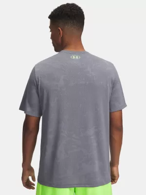Férfi póló UNDER ARMOUR UA TECH VENT JACQUARD SS 1377052-025 SZÜRKE