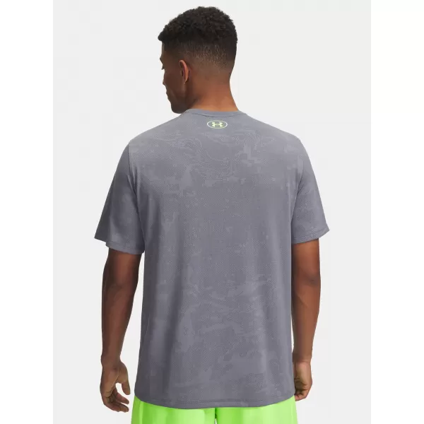  Férfi póló UNDER ARMOUR UA TECH VENT JACQUARD SS 1377052-025 SZÜRKE 