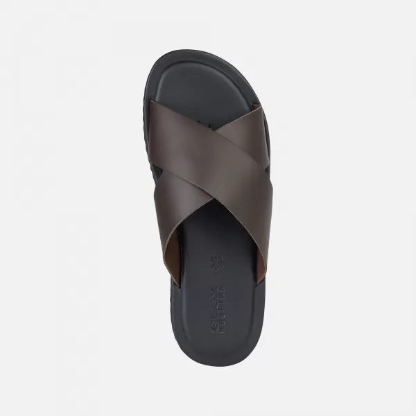  Férfi papucs GEOX ERICE G002619 FEKETE 