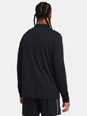 Férfi póló UNDER ARMOUR VANISH ELITE SEAMLESS 1/4 ZP 1382798-001 FEKETE