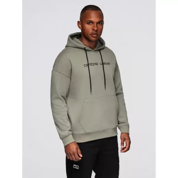 Férfi pulóver OMBRE OM-SSNZ-0241 KHAKI 