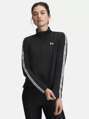 Női pulóver UNDER ARMOUR UA TECH WM TAPE HALF ZIP 6005100-004 FEKETE