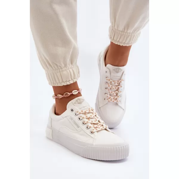  Női tornacipő LEE COOPER LCW-24-31-2170 FEHÉR 