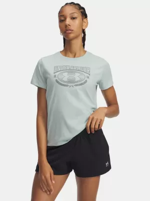Női póló UNDER ARMOUR W VARSITY SS 6010592-477 KÉK