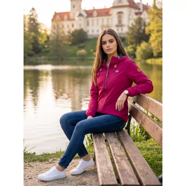  Női kabát ALTISPORT HEIDA PIROS 