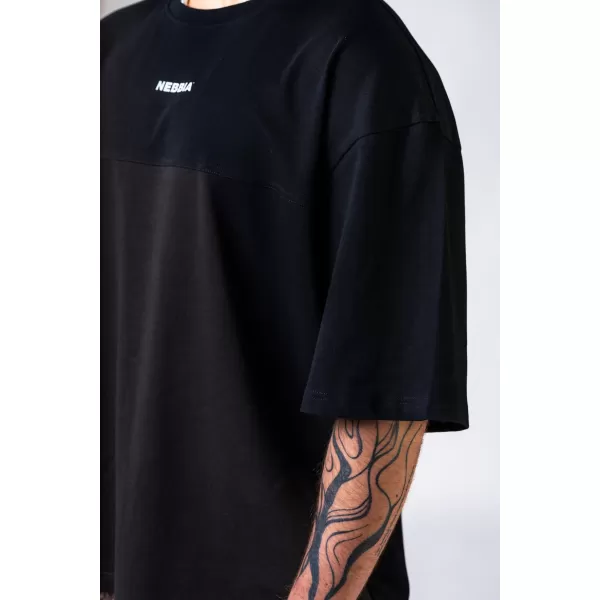 Túlméretezett póló POWER 898 BLACK Nebbia 