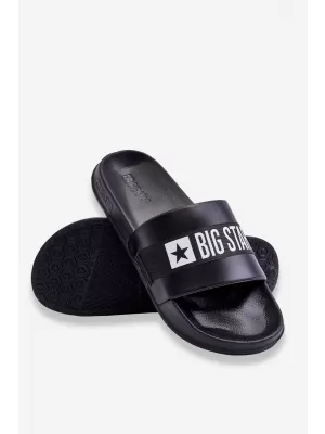 Férfi papucsok BIG STAR LL174458 BLACK Big Star cipők