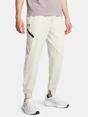 Férfi melegítőnadrág UNDER ARMOUR UNSTOPPABLE JOGGERS 1388823-110 FEHÉR