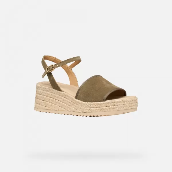  Női szandál GEOX ALEMERIA G012886 KHAKI 