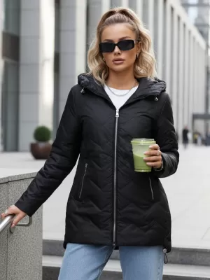 Női kabát DSTREET TY5611 FEKETE