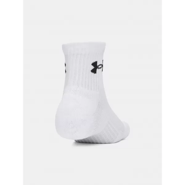 Zokni UNDER ARMOUR PERFORMANCE COTTON 3P QTR 6009686-100 FEHÉR 