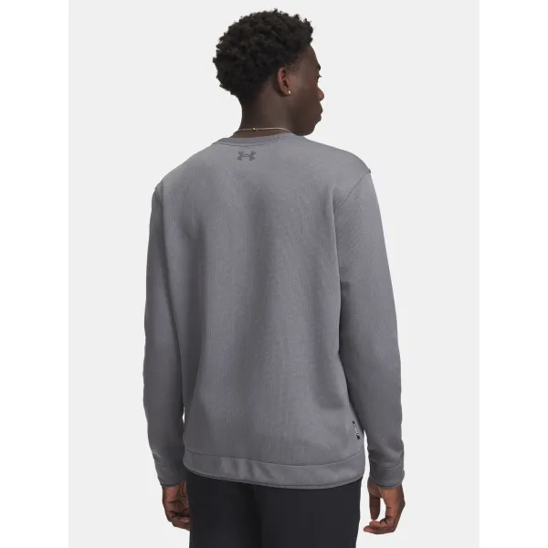  Férfi pulóver UNDER ARMOUR UA M SWEATER FLEECE CREW 6003723-025 SZÜRKE 