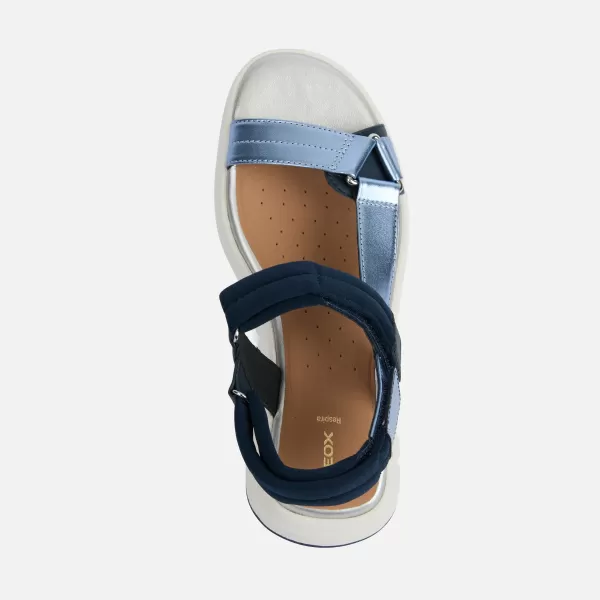  Női szandál GEOX FLEXTRIDE S G013068 KÉK 