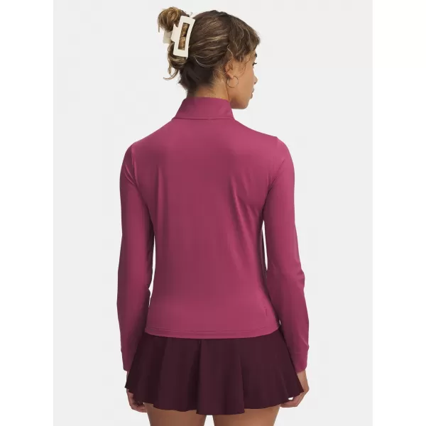  Női póló UNDER ARMOUR UA DRIVE 1/4 ZIP 6003797-659 PIROS 