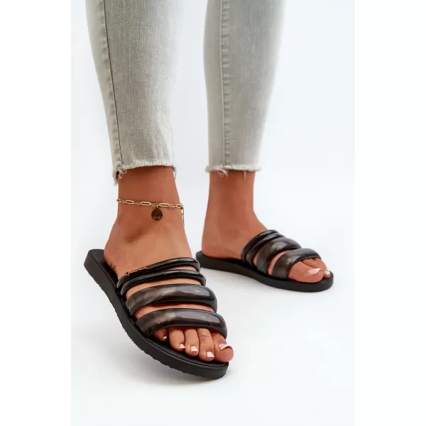  Női papucs IPANEMA 26727 FEKETE 