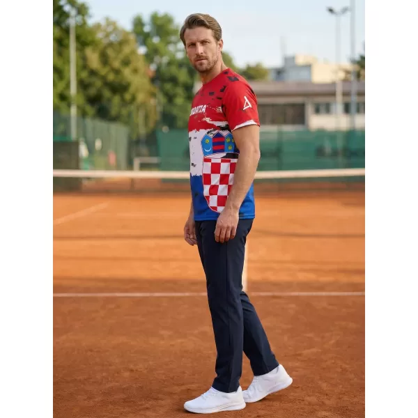  Prémium férfi póló ALTISPORT VOJ/ALM036HR/TR01 HORVÁTORSZÁG 