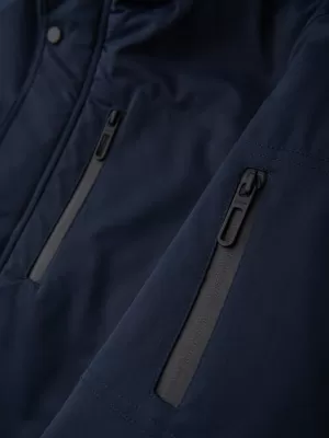 Férfi kabát OMBRE OM-JAPJ-0316 SÖTÉTKÉK