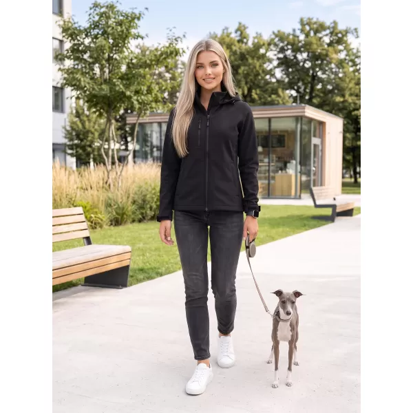  Női softshell kabát ALTISPORT NoPrint NP/ALW945 FEKETE 