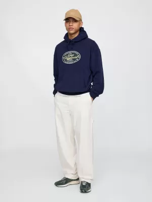 Férfi pulóver GAP LOGO PULLOVER HOODIE 744731-00 HADITENGERÉSZET EGYENRUHA