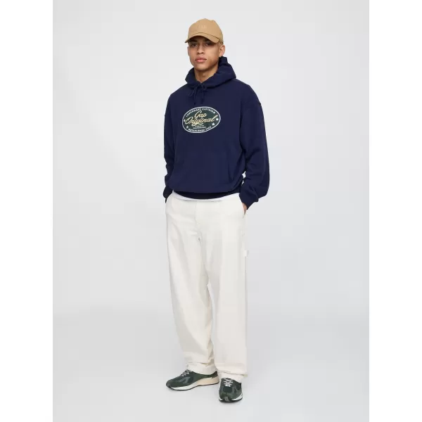  Férfi pulóver GAP LOGO PULLOVER HOODIE 744731-00 HADITENGERÉSZET EGYENRUHA 