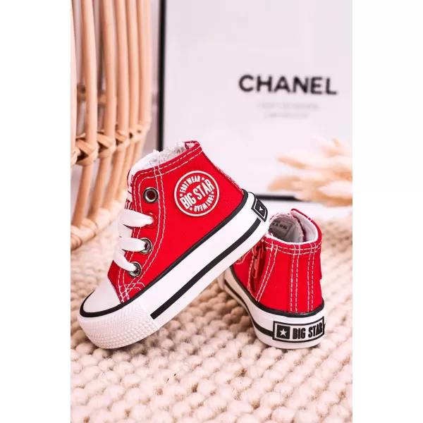  Gyermek tornacipő BIG STAR HH374190 RED Big Star Shoes 