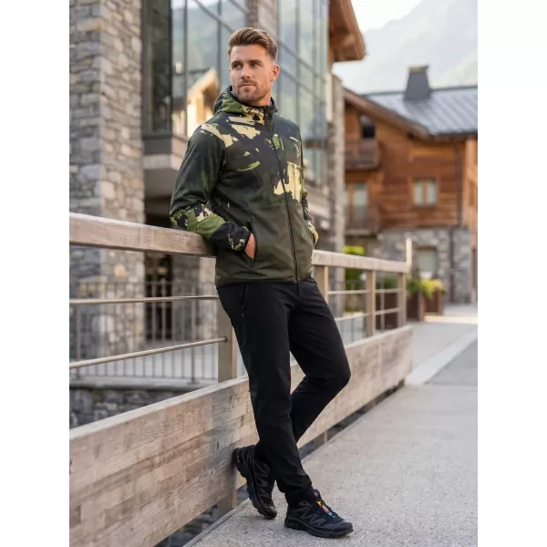  Férfi prémium softshell kabát ALTISPORT VOJ/ALM125JACK01 MASZK/GRN 