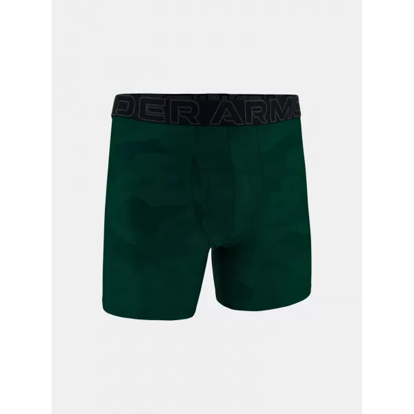  Férfi boxerek UNDER ARMOUR UA PERFORMANCE TECH - PRINT 6IN - 1PK 1383875-338 ZÖLD 