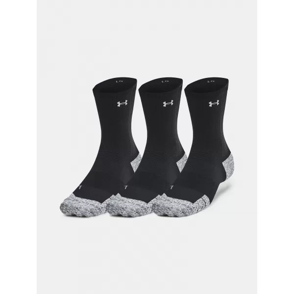  Zokni UNDER ARMOUR UA AD RUN CUSHION CREW (3 PÁRY) 1387043-001 FEKETE 