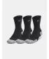 Zokni UNDER ARMOUR UA AD RUN CUSHION CREW (3 PÁRY) 1387043-001 FEKETE