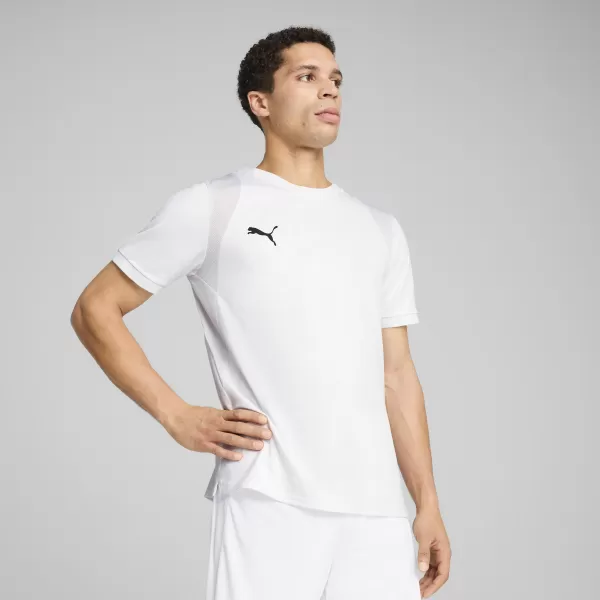  Férfi funkcionális póló PUMA TEAMCUP JERSEY 706272-04 PUMA FEHÉR/PUMA FEKETE 