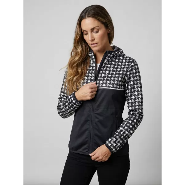  Női prémium softshell kabát ALTISPORT VOJ/ALW048JACK01 FEKETE-FEHÉR 