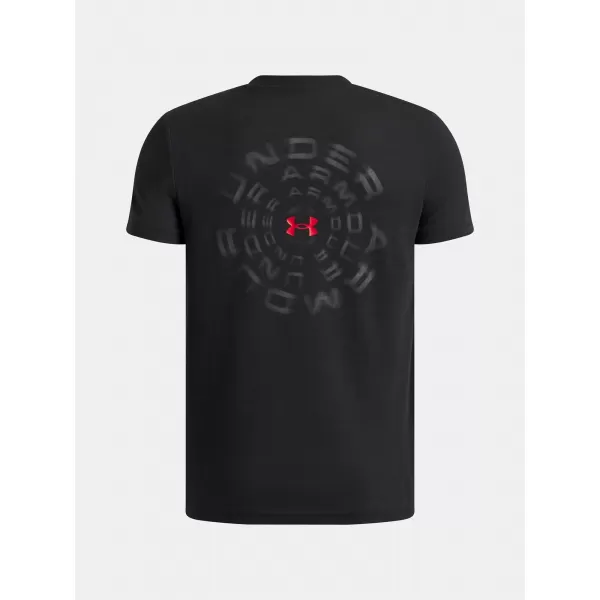 Fiú póló UNDER ARMOUR UA B WM BLUR SS 6009269-001 FEKETE 