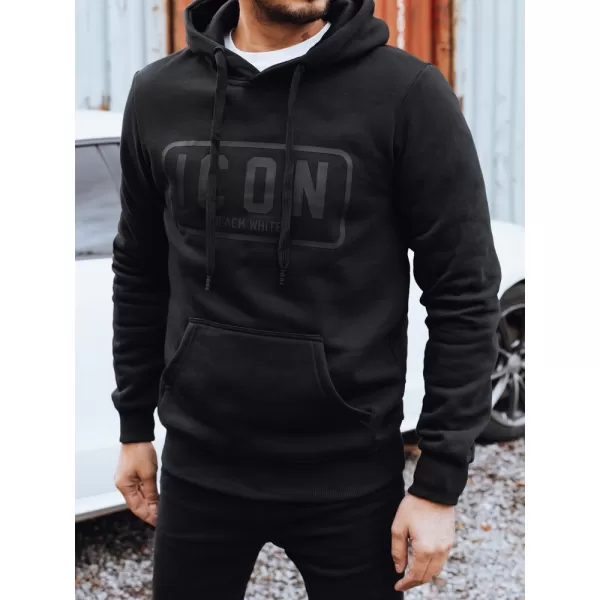 Férfi pulóver DSTREET BX5919 FEKETE 