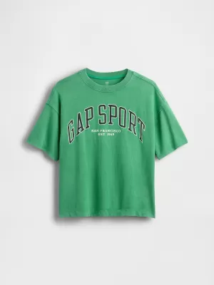 Gyermek póló GAP LOGO TEE 780276-00 GÁLÁNS ZÖLD