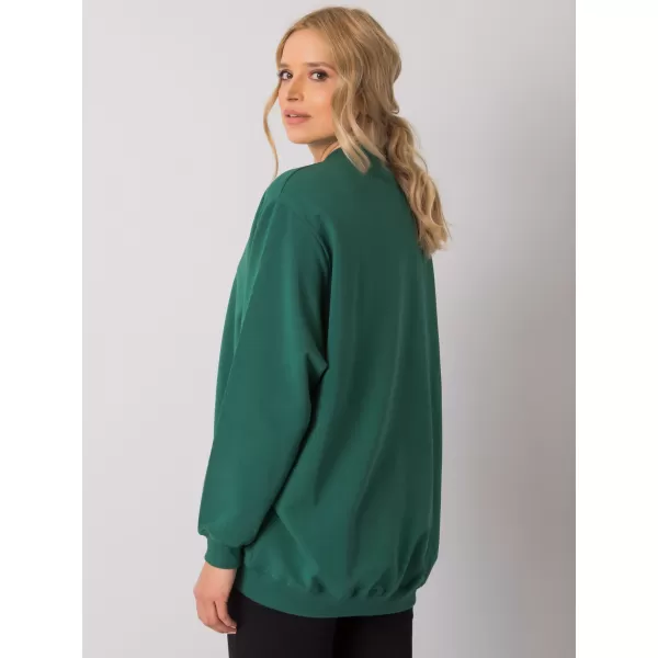  Női pulóver BASIC FEEL GOOD RV-BL-5185.90P SÖTÉTZÖLD 