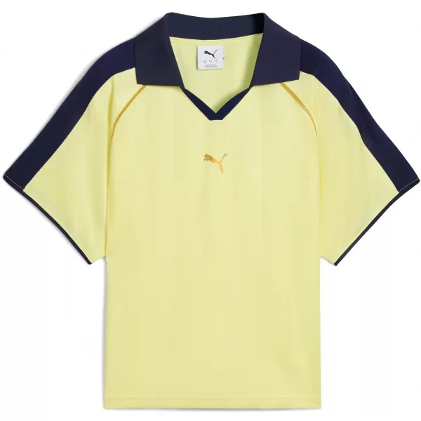  Funkcionális női póló PUMA T7 RELAXED FOOTBALL JERSEY 632157-35 ARANY HOLD 